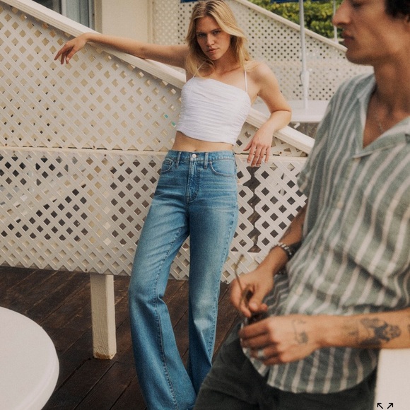 MADEWELL Perfect Vintage Flare Jeans Tarlow Wash Size 29 - Picture 6 of 11